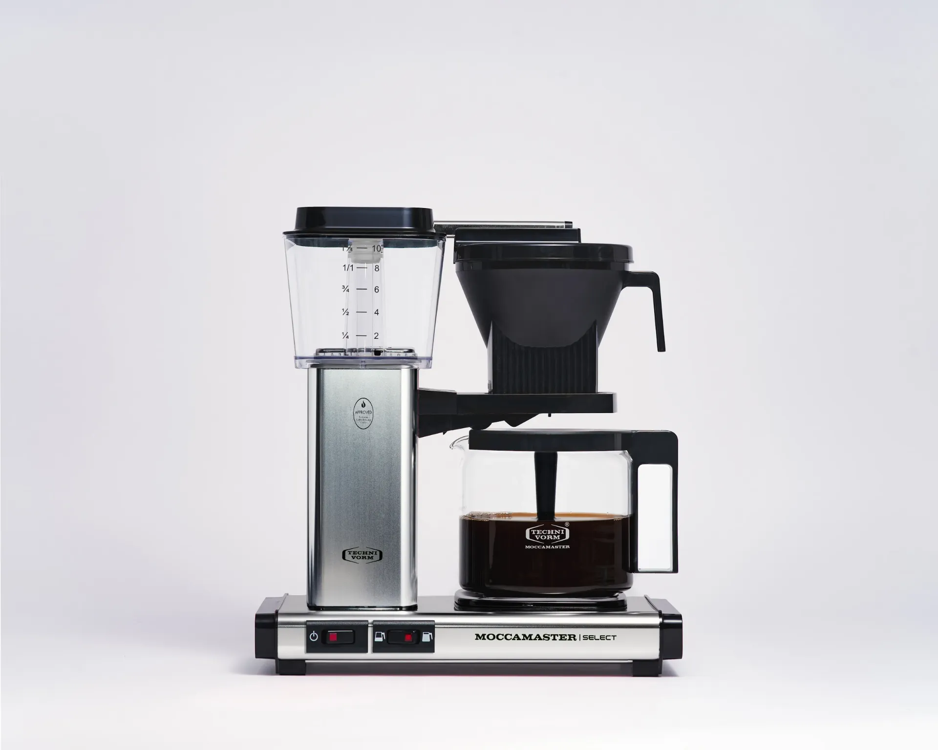 Moccamaster KBG Select Filter Coffee Machine | Polished Silver
