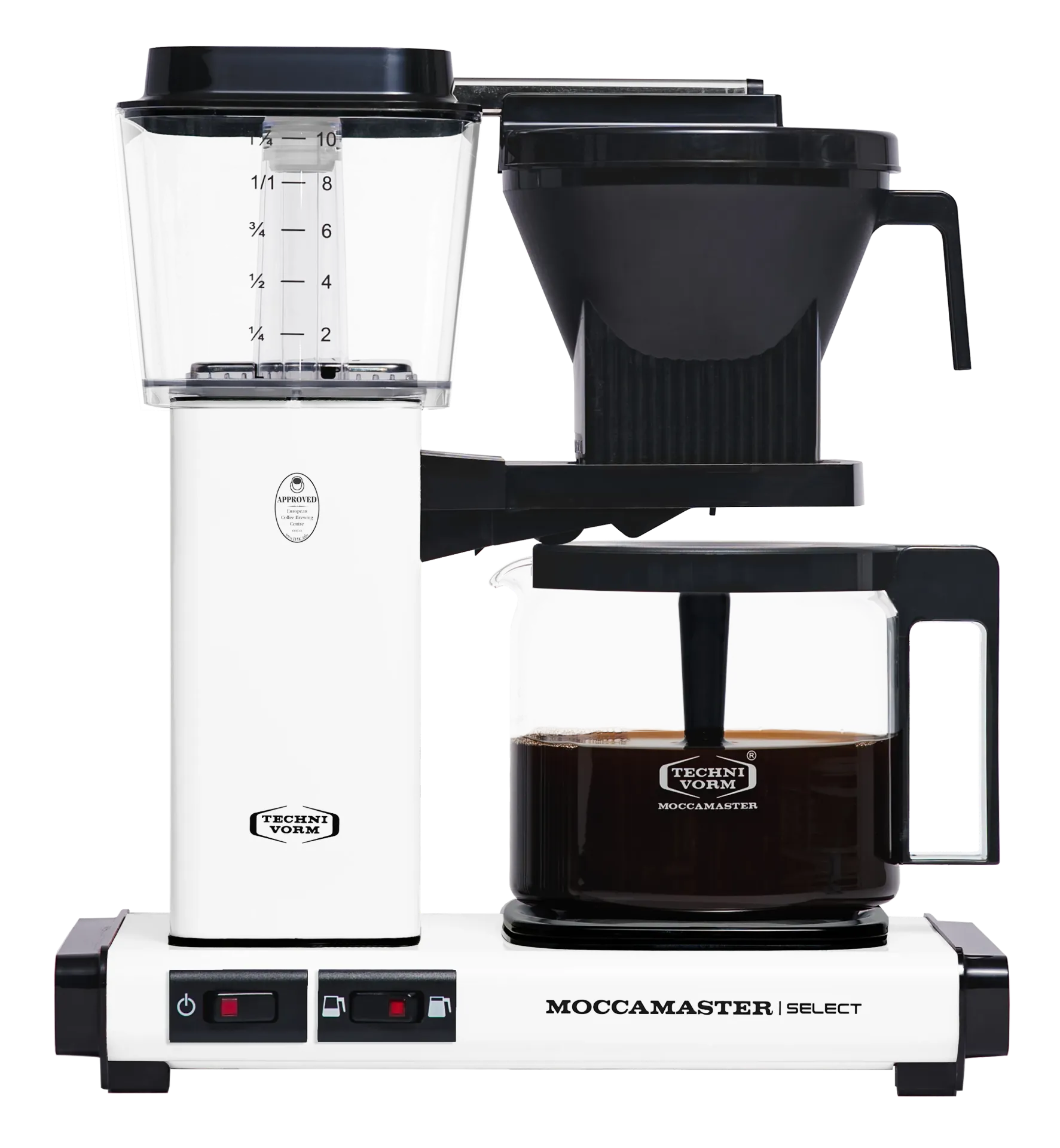 Moccamaster KBG Select Filter Coffee Machine | Matte White