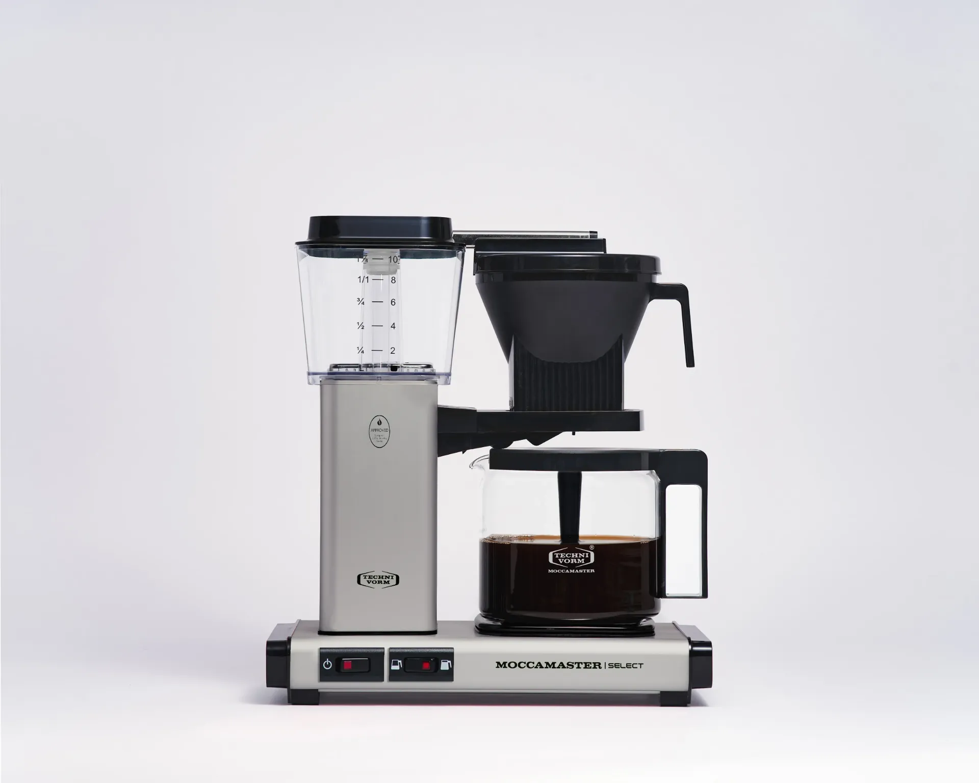 Moccamaster KBG Select Filter Coffee Machine | Matte Silver