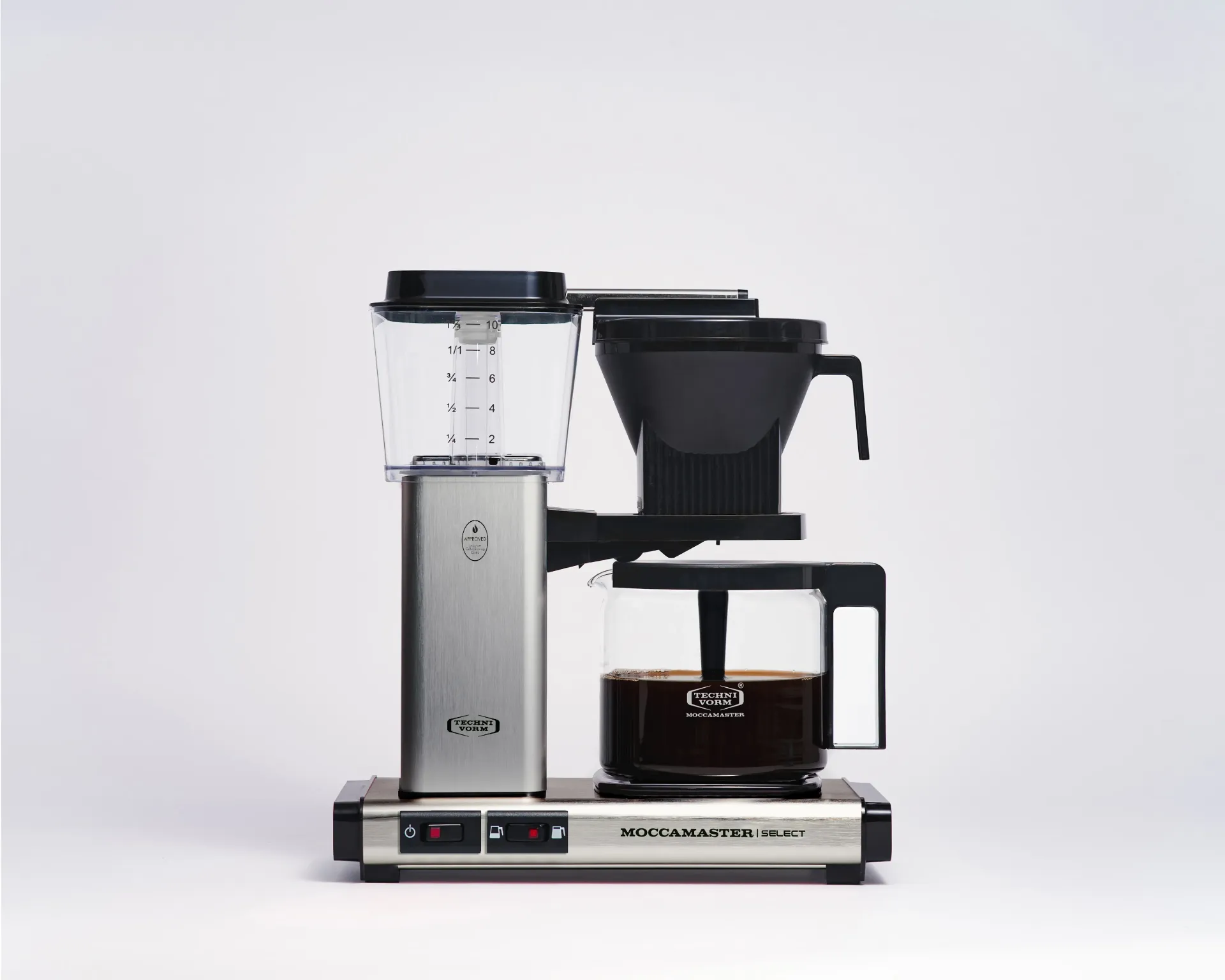 Moccamaster KBG Select Filter Coffee Machine | Brushed Silver